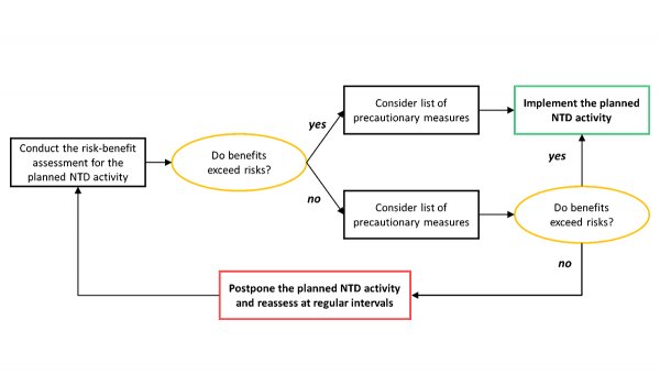 Flowchart diagram of the decision making framework
